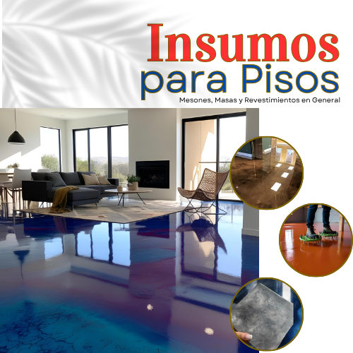 Insumos para Pisos y mesas con Resina Epoxica