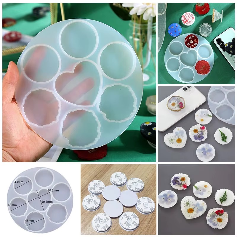 B-30 MOLDE DE BISUTERÍA POP SOCKET - Imagen 7