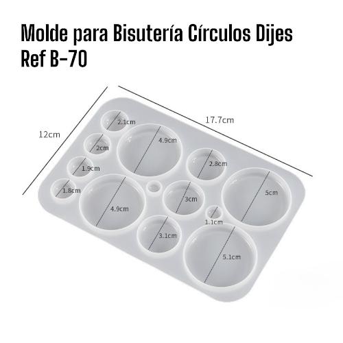 REF B-70 MOLDE DE BISUTERIA CIRCULOS