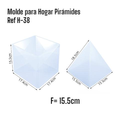 H-38 MOLDE DE HOGAR PIRAMIDES A-B-C-D-E-F - Imagen 3