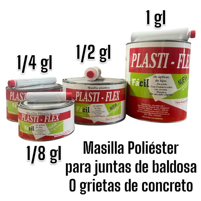 1/2 gl Masilla Poliester para Masillar juntas de Baldosa o Grietas de Concreto - Imagen 3