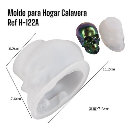 H-122A MOLDE PARA HOGAR LAMPARA CALAVERA GRANDE