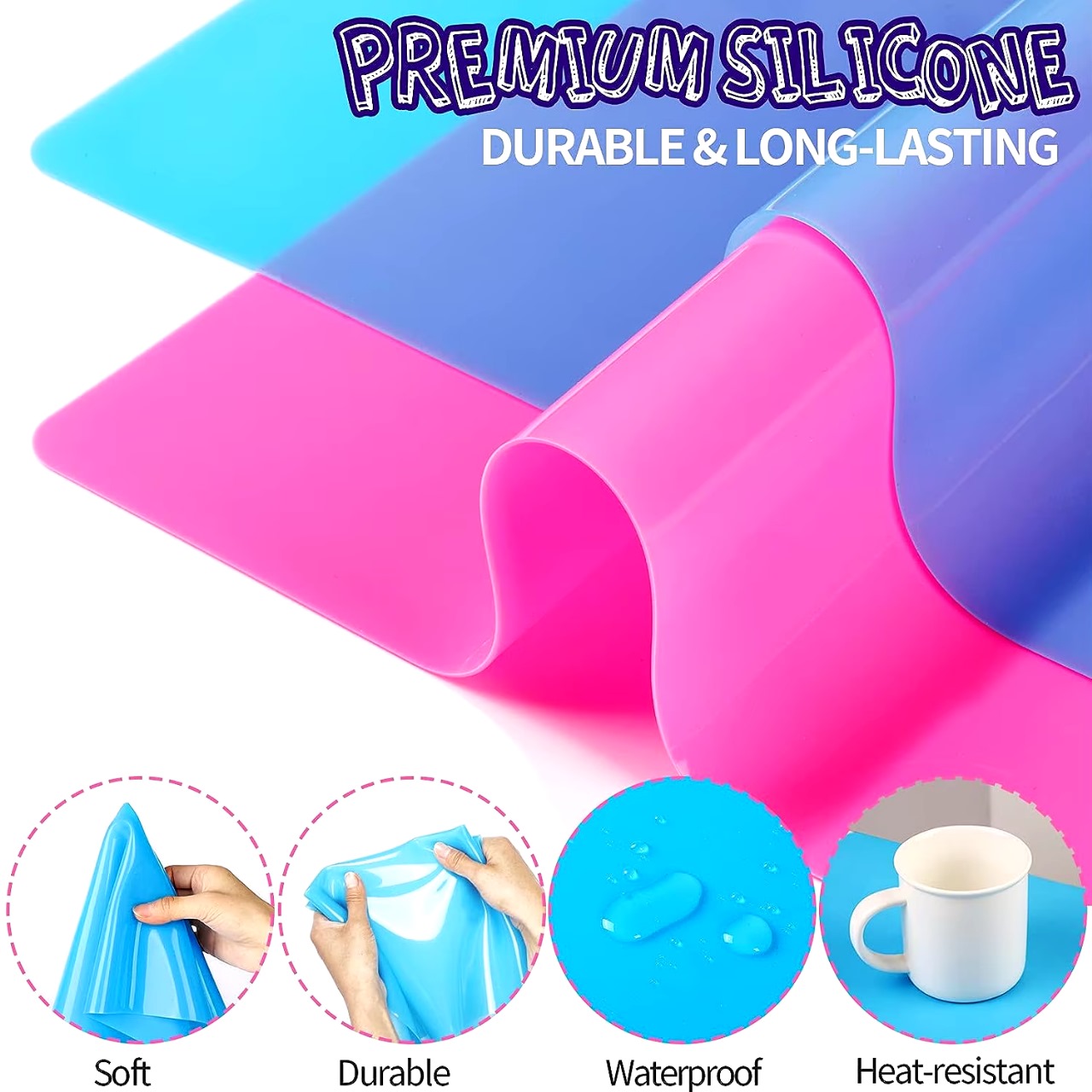 TAPETE DE SILICONA PARA RESINA EPOXICA - Imagen 5