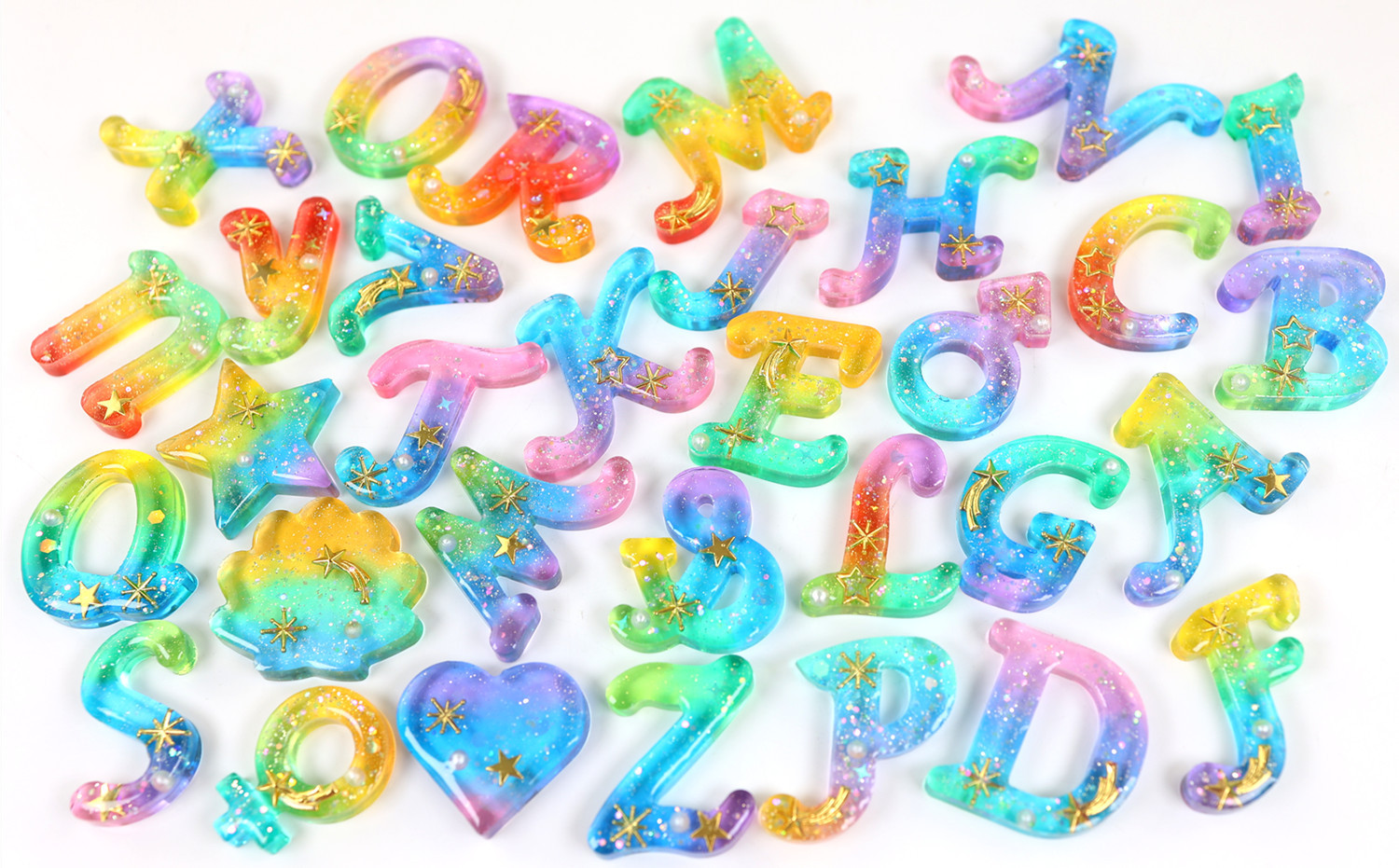 B-02 MOLDE DE LETRAS CURSIVA PARA LLAVEROS - Imagen 3