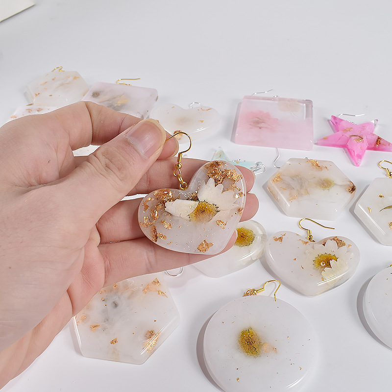 B-69 MOLDE DE BISUTERIA DIJES O ARETES DE CORAZONES - Imagen 5