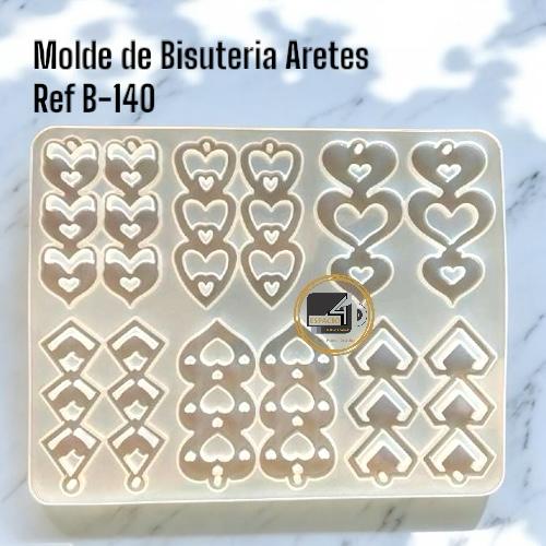B-140 MOLDE BISUTERÍA ARETES
